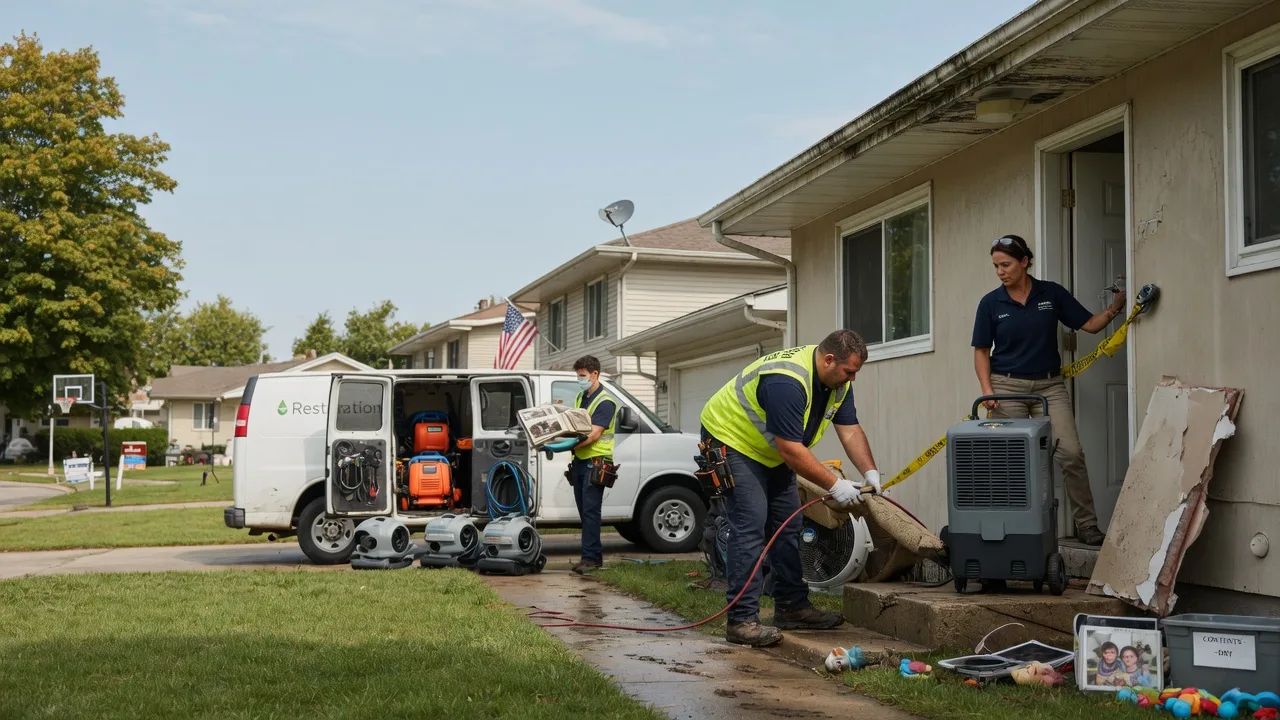 Water Damage Restoration in Pittsfield, IL near me